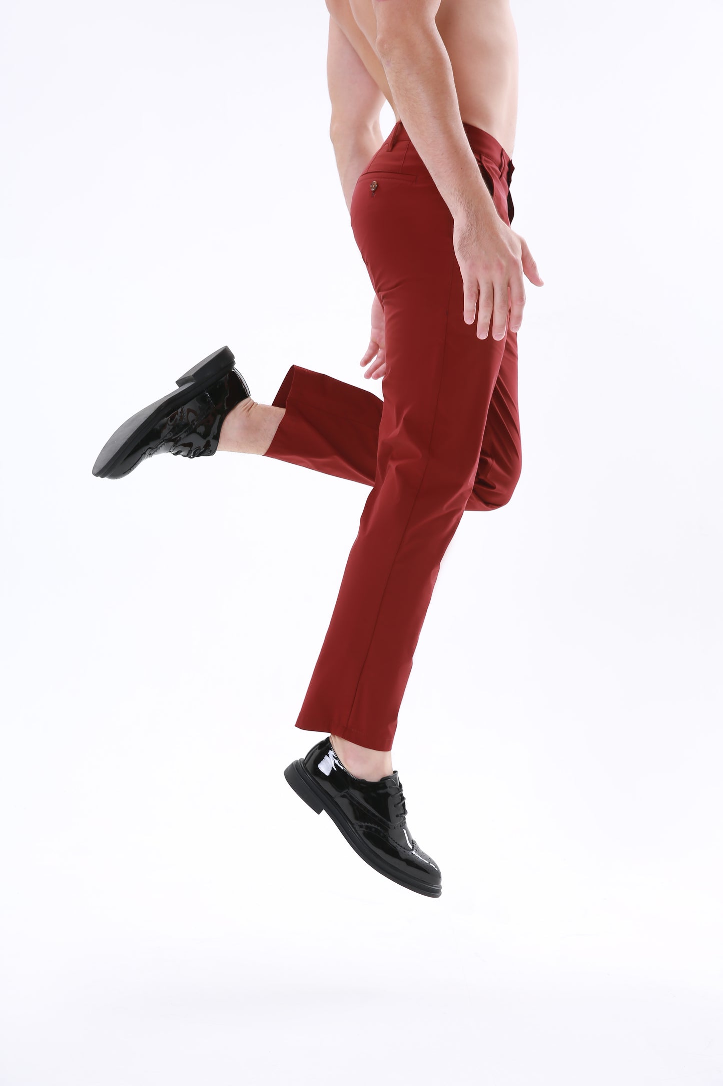 Dress Pant Jogger Rosso-Vino