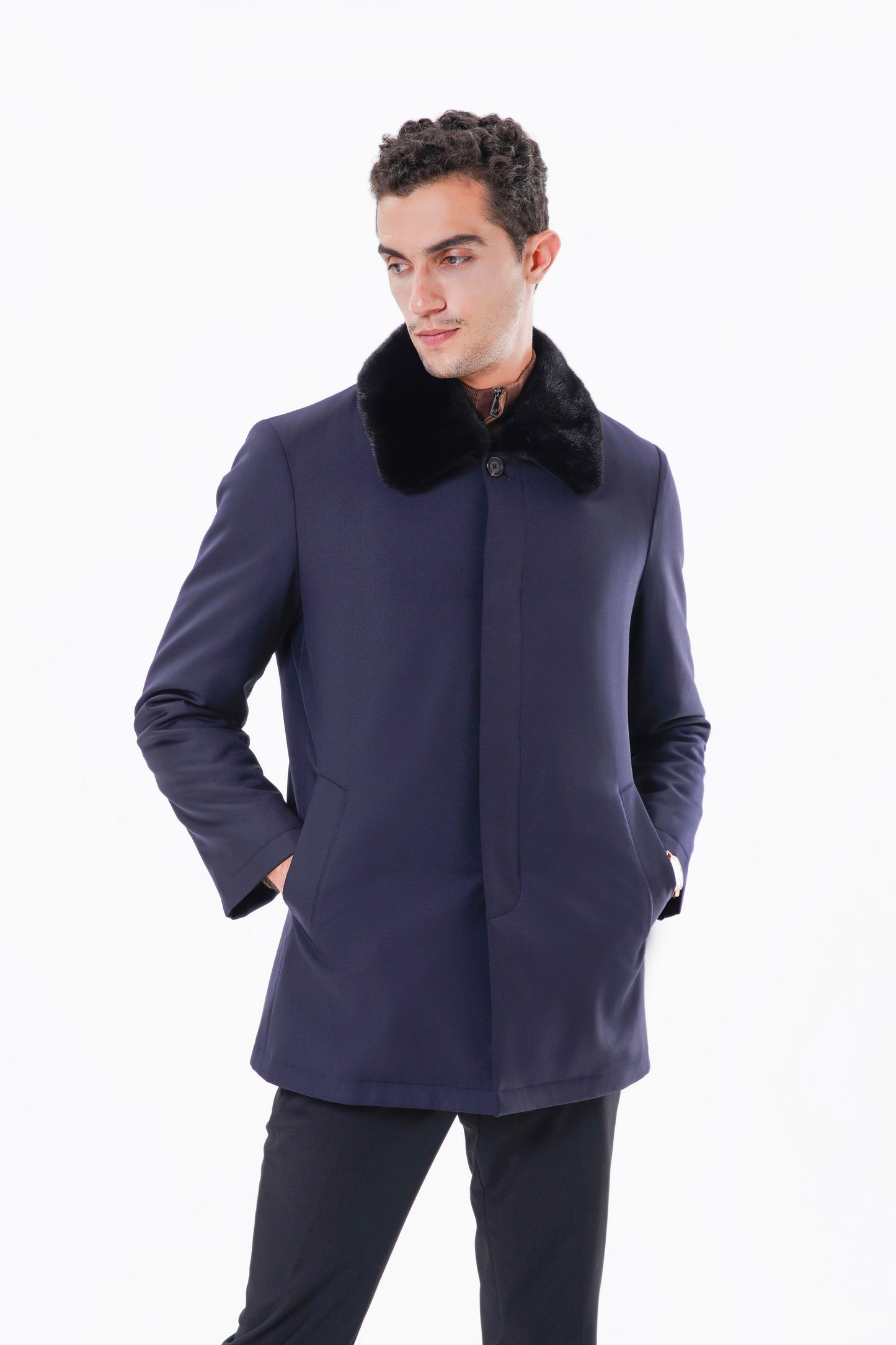 OverCoat Navy Blue