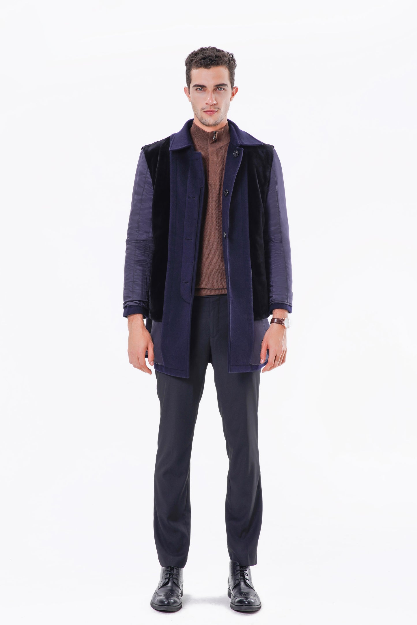 OverCoat / Coat Dark Blue